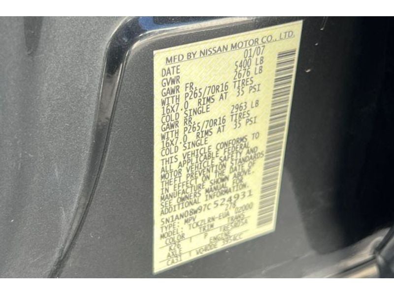 2007 Nissan Xterra S