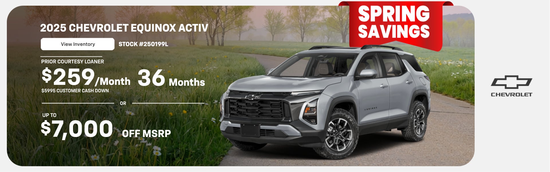 2025 EQUINOX ACTIV (PRIOR COURTESY LOANER)