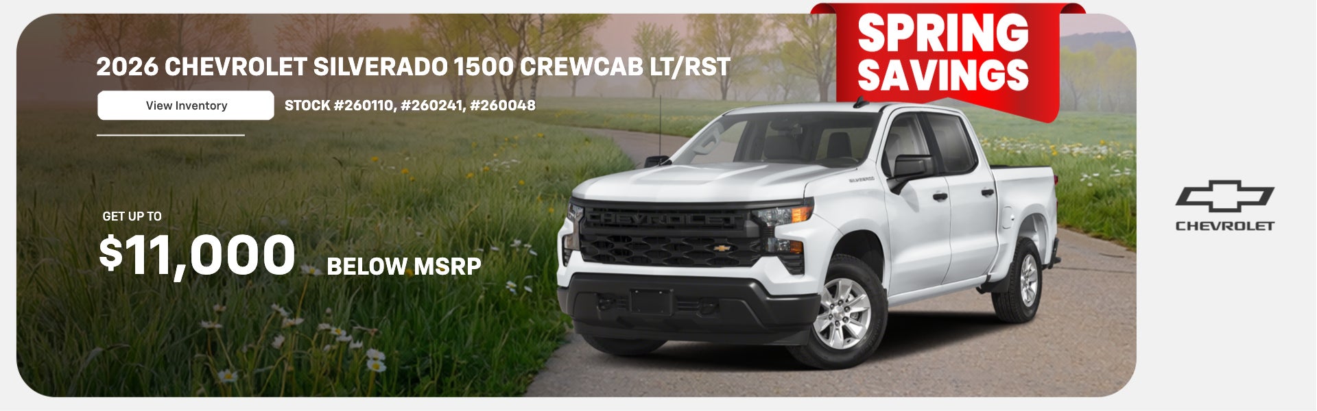 2026 CHEVROLET SILVERADO CREWCAB 1500 LT/RST