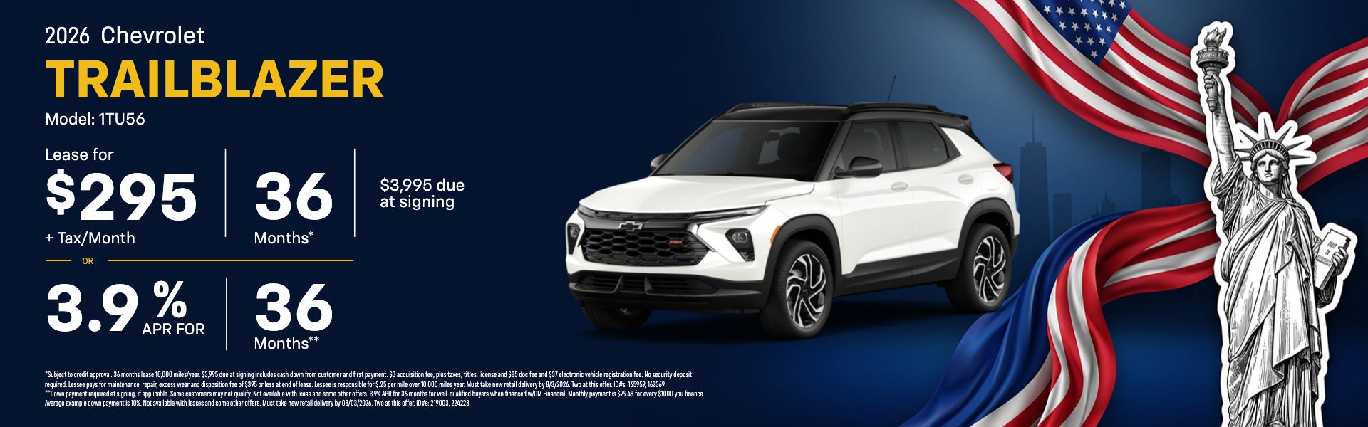 New 2026 CHEVROLET TRAILBLAZER