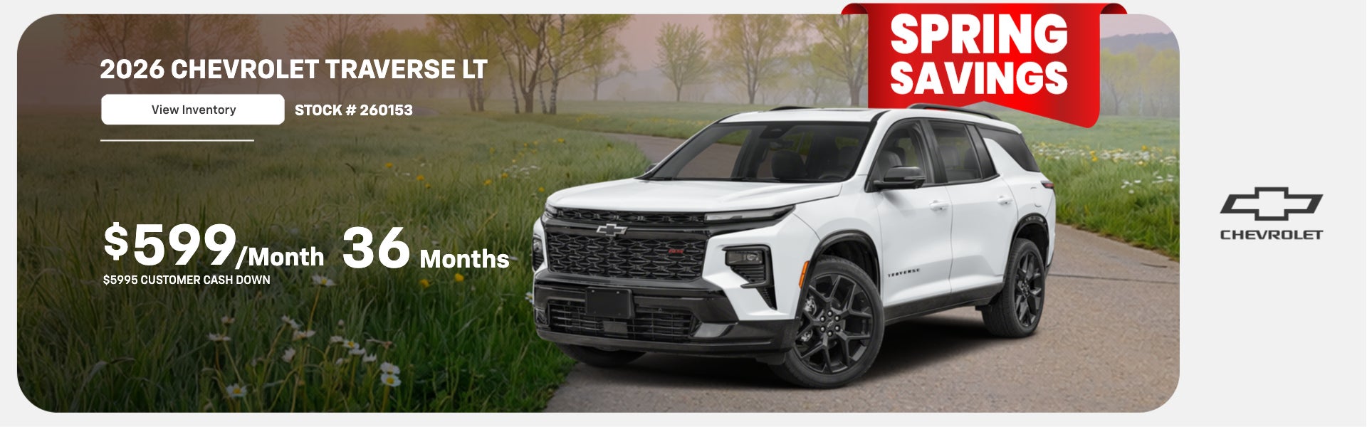 2026 CHEVROLET TRAVERSE LT