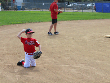youth baseball player