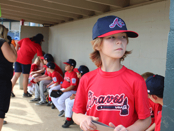 youth baseball player